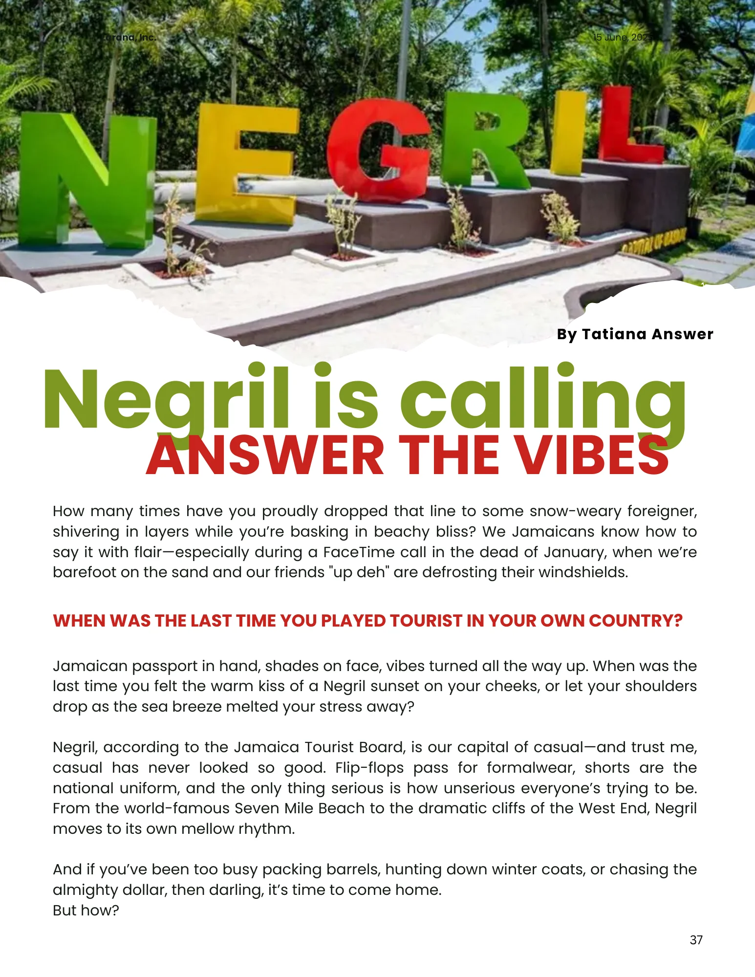 Negril Casual Capital