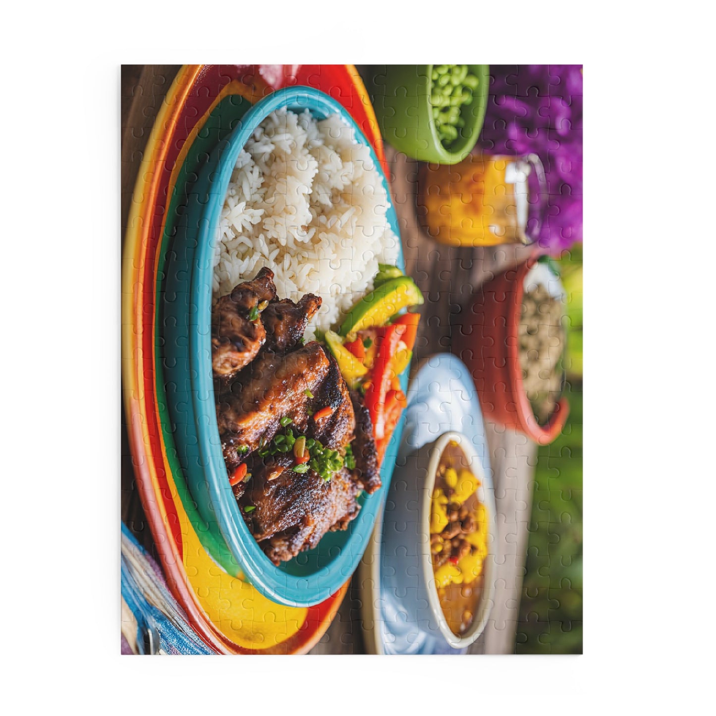 Jamaican Dinner Puzzle (120, 252, or 500-Pieces)