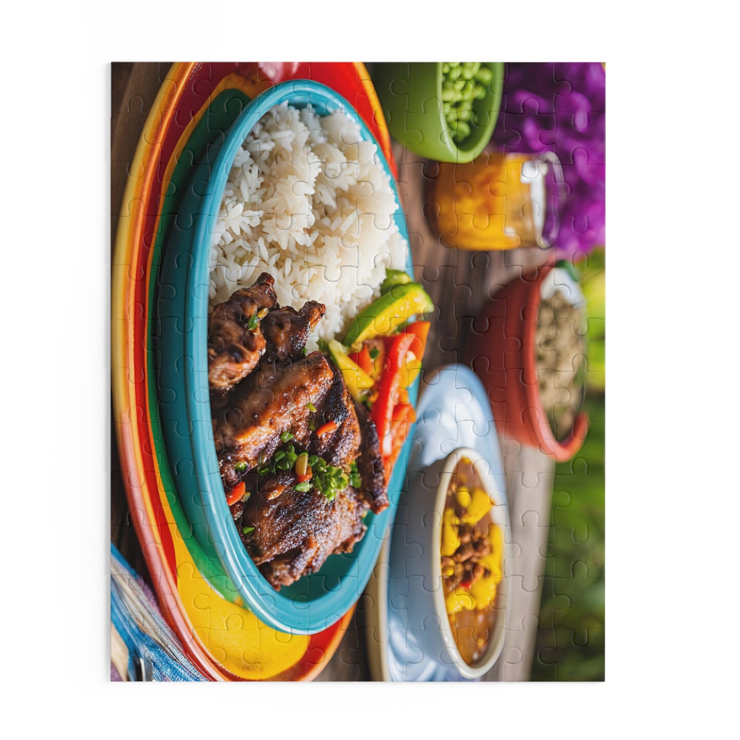 Jamaican Dinner Puzzle (120, 252, or 500-Pieces)