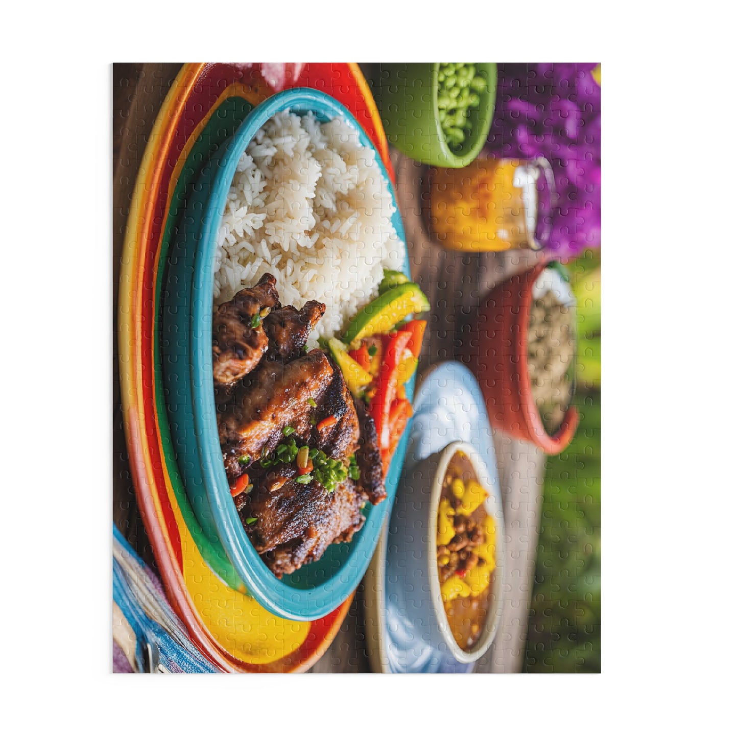 Jamaican Dinner Puzzle (120, 252, or 500-Pieces)