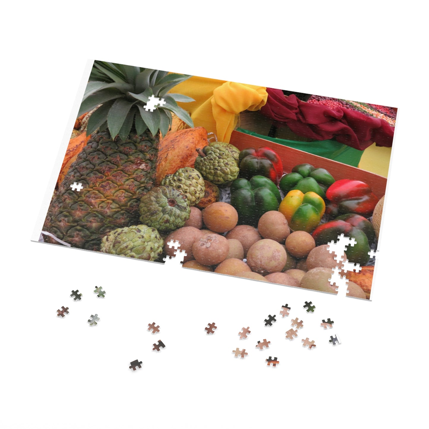 Organic Produce of Jamaica Jigsaw Puzzle (30, 110, 252, 500,1000-Piece)