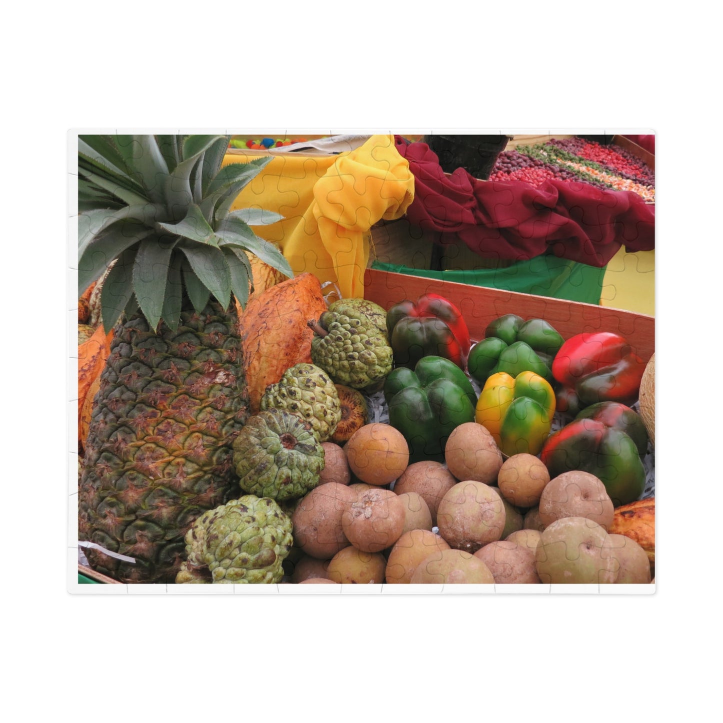 Organic Produce of Jamaica Jigsaw Puzzle (30, 110, 252, 500,1000-Piece)