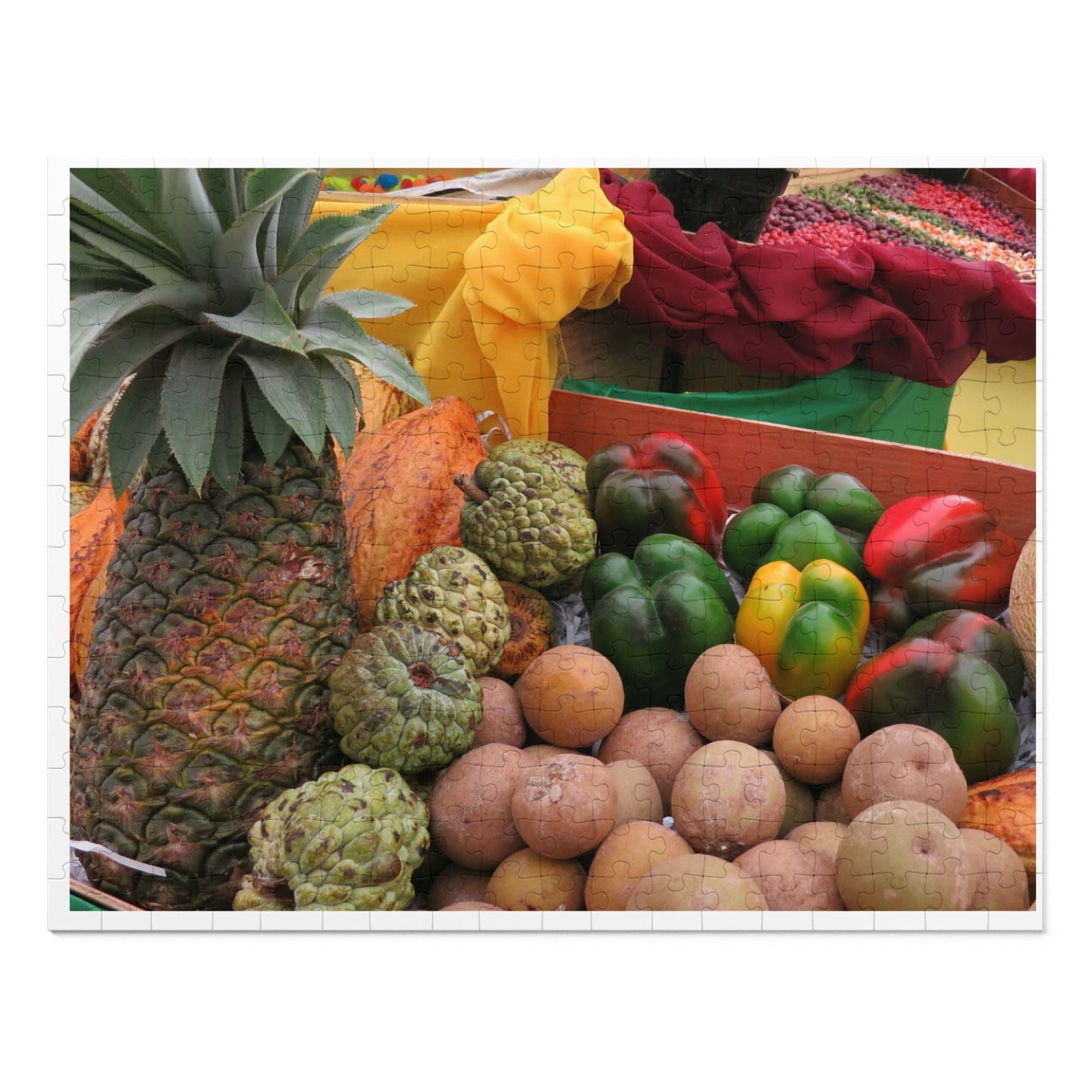 Organic Produce of Jamaica Jigsaw Puzzle (30, 110, 252, 500,1000-Piece)