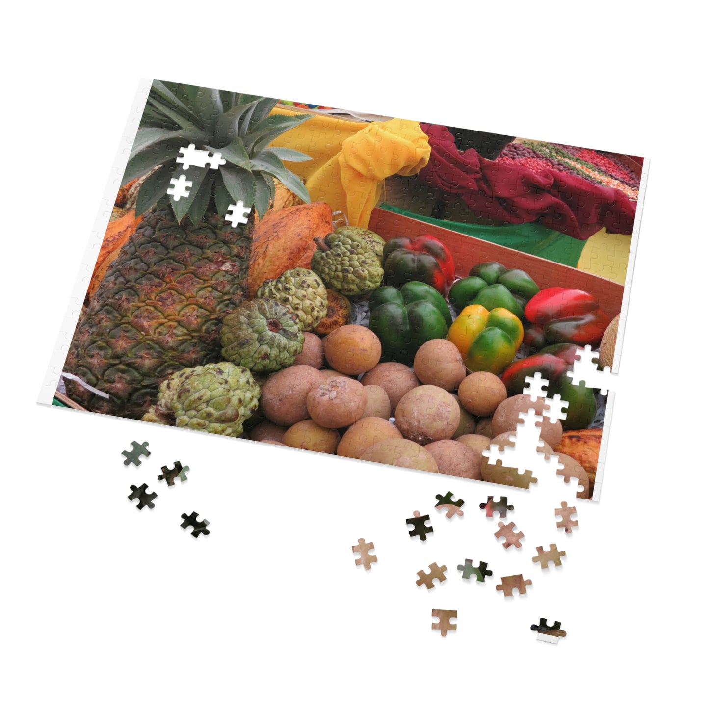 Organic Produce of Jamaica Jigsaw Puzzle (30, 110, 252, 500,1000-Piece)