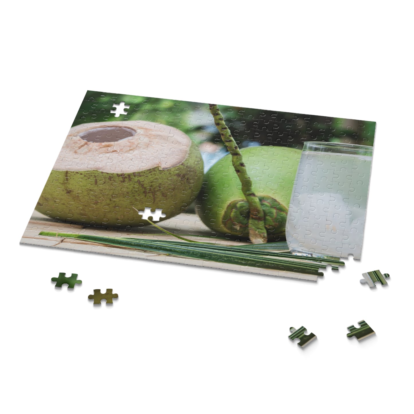 Green Coconut Puzzle (120, 252, or 500-Pieces)