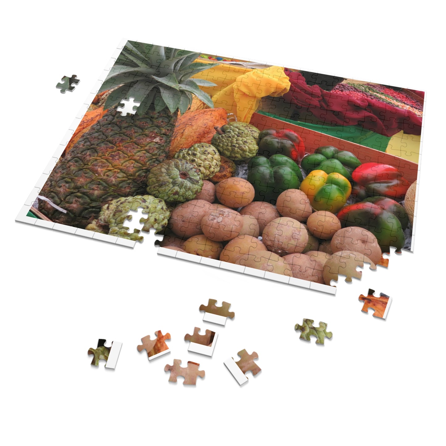 Organic Produce of Jamaica Jigsaw Puzzle (30, 110, 252, 500,1000-Piece)