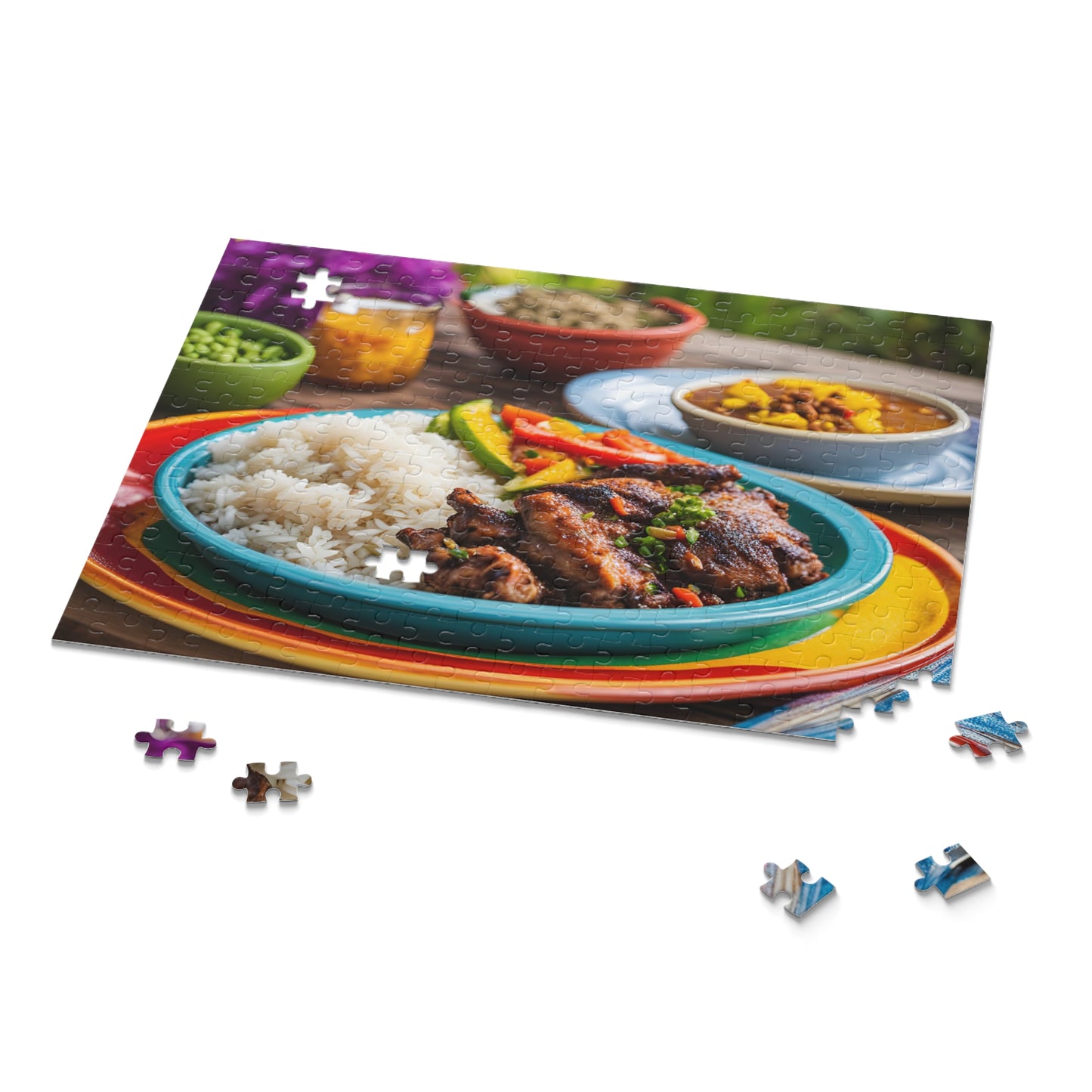 Jamaican Dinner Puzzle (120, 252, or 500-Pieces)