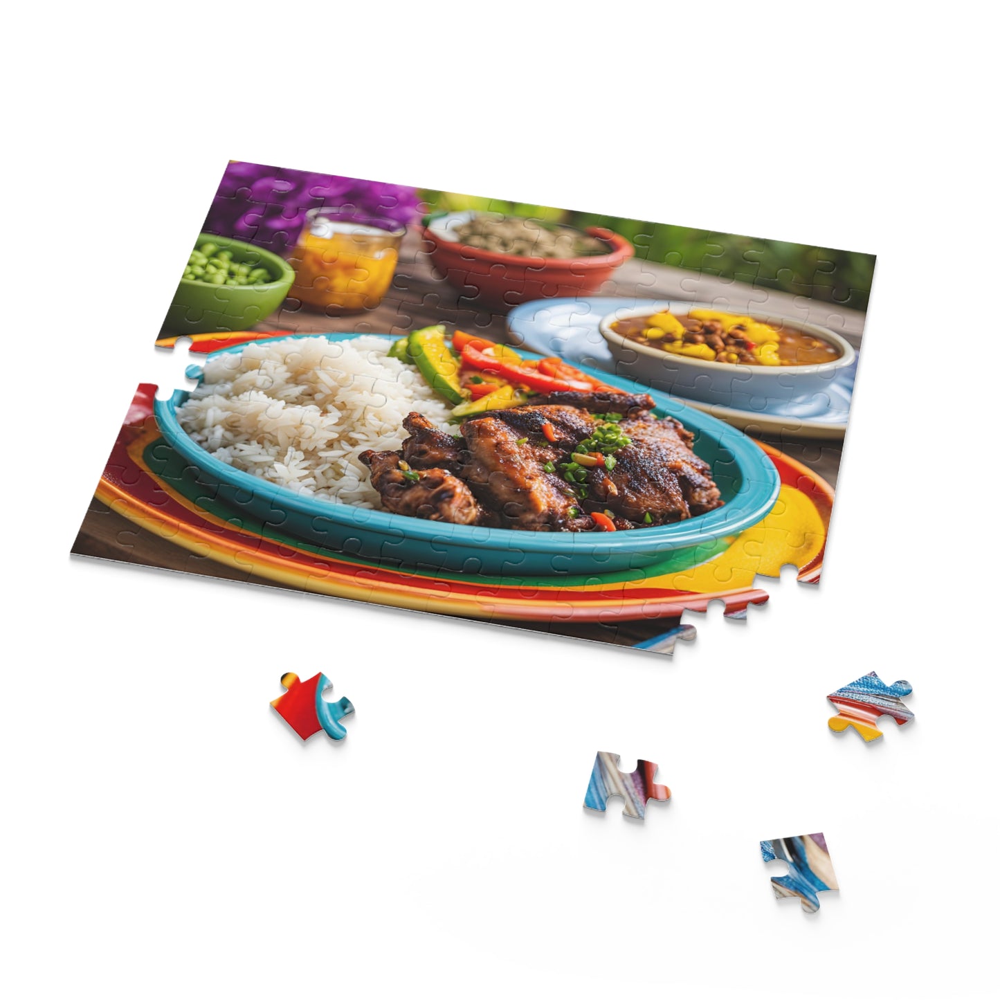 Jamaican Dinner Puzzle (120, 252, or 500-Pieces)