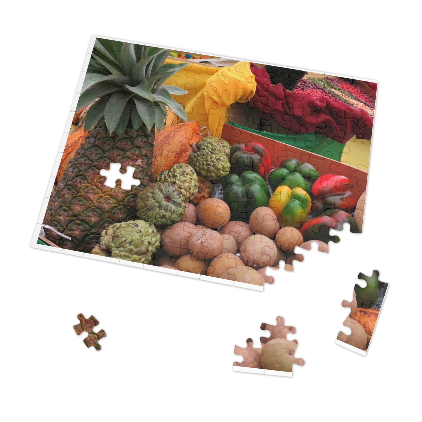 Organic Produce of Jamaica Jigsaw Puzzle (30, 110, 252, 500,1000-Piece)