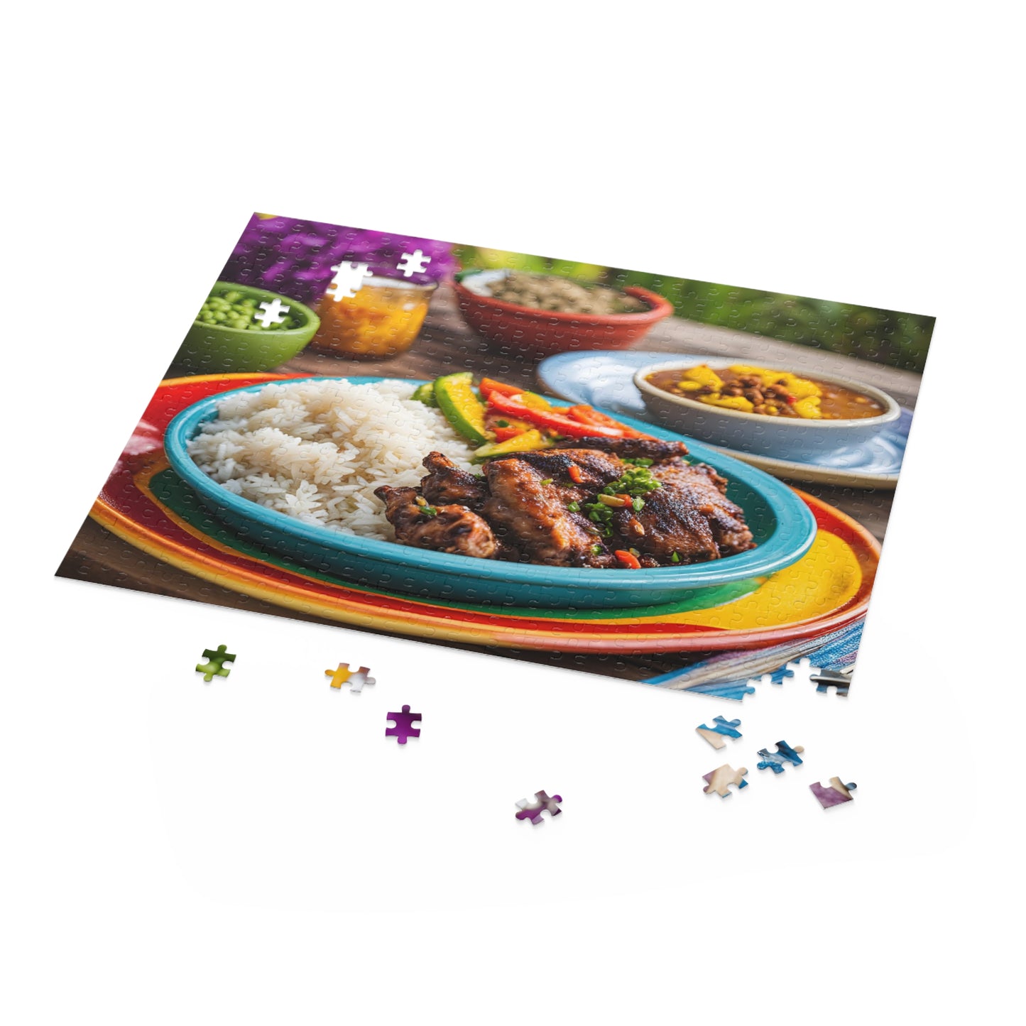 Jamaican Dinner Puzzle (120, 252, or 500-Pieces)