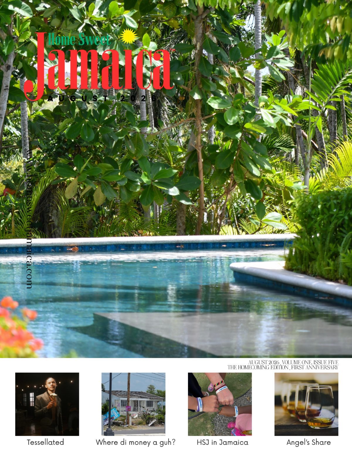 August 2026 cover — Home Sweet Jamaica